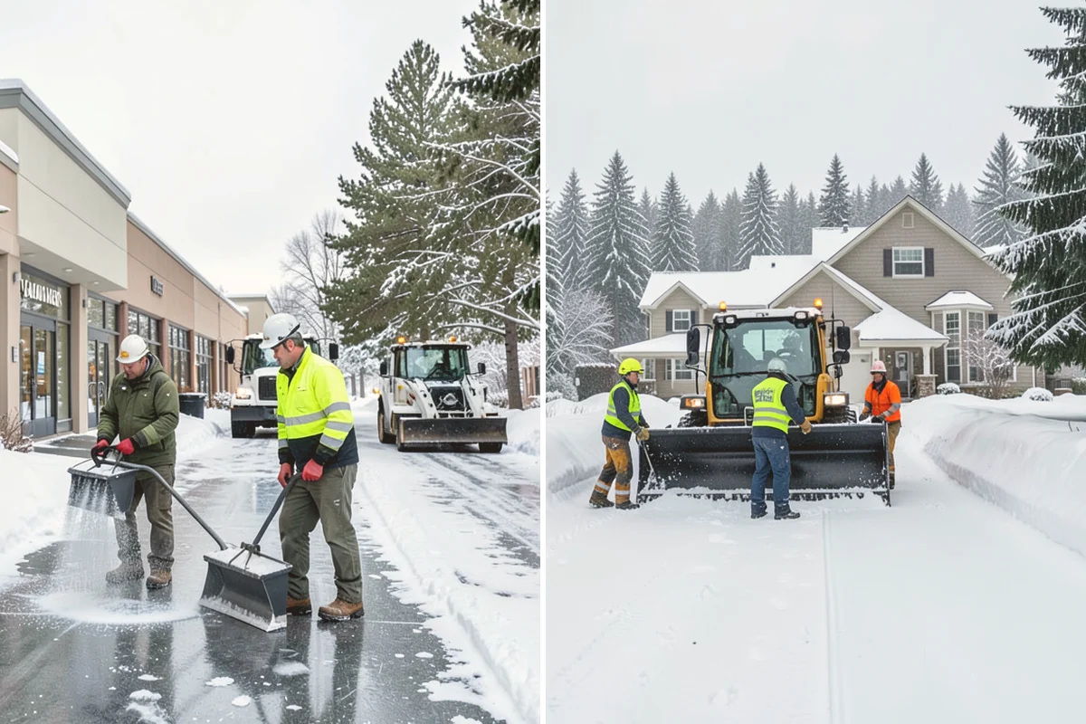 Rooftop Parking Snow Removal in Algona, King County, WA - Confirm the deck load rating and designated snow-relief points