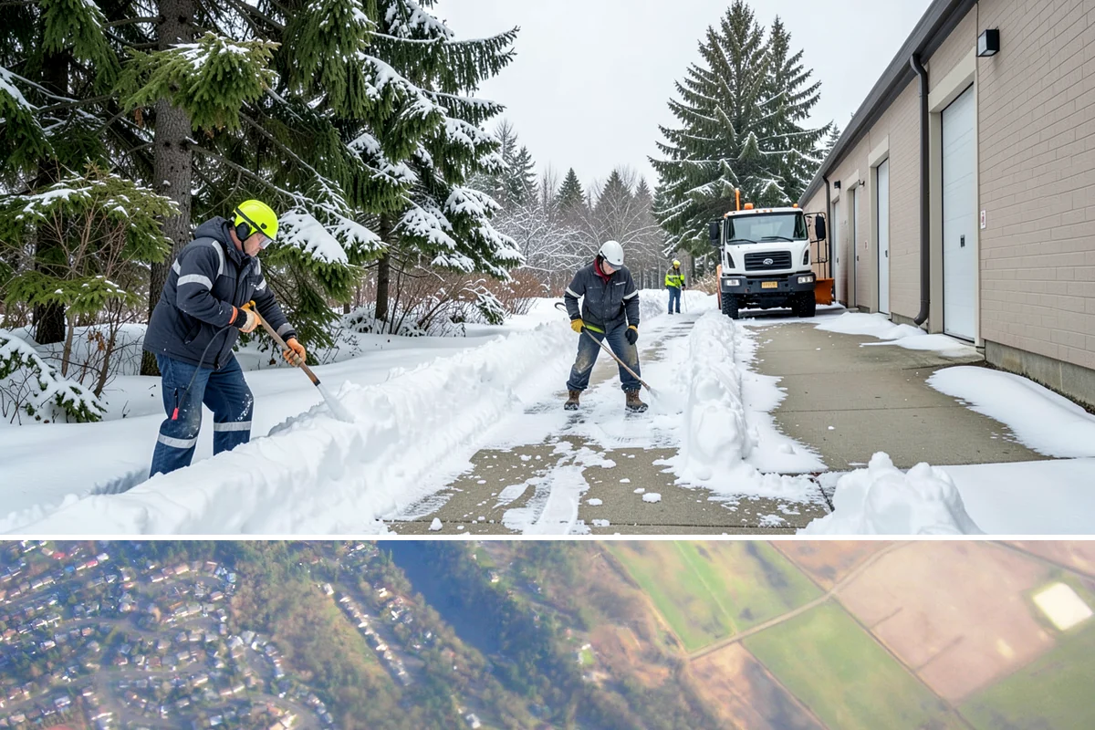 Rooftop Parking Snow Removal in Algona, King County, WA - Coordinate rooftop-deck coverage ahead of midwinter storms when heavy wet snow adds the most load, typically December through...