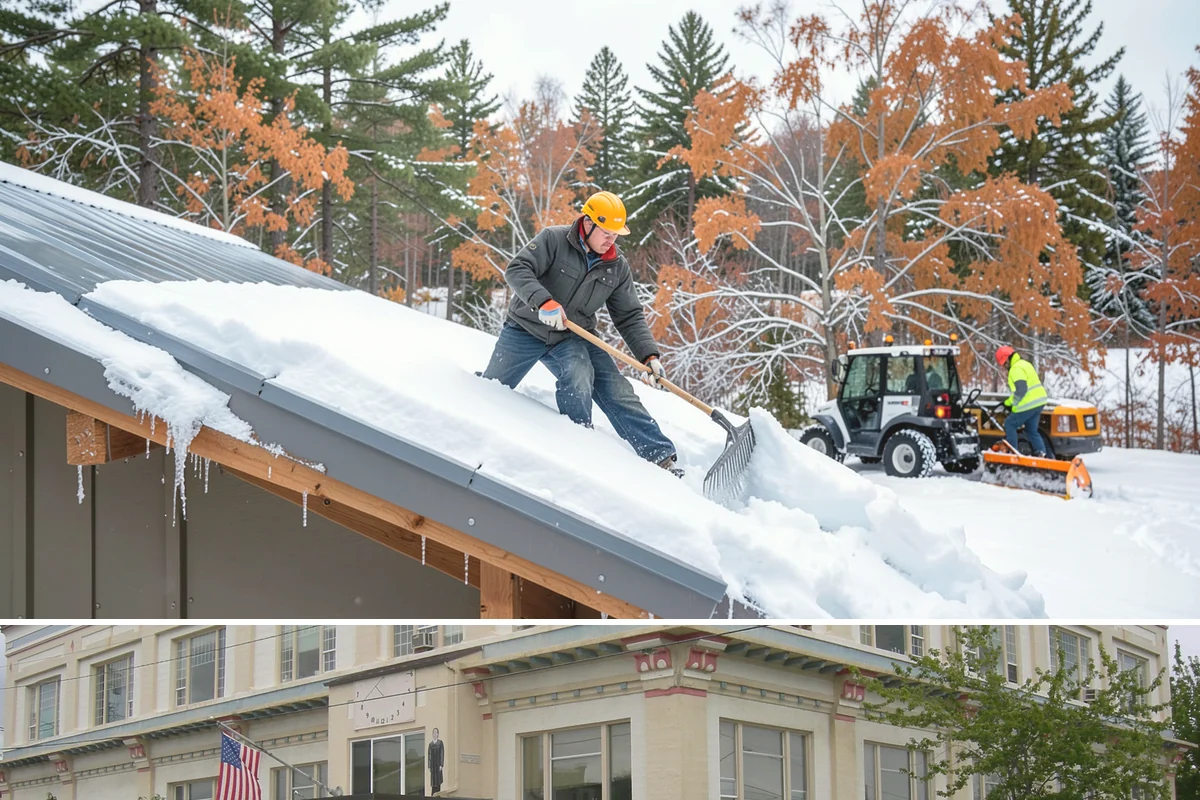 Rooftop Parking Snow Removal in Anacortes, Skagit County, WA - Coordinate rooftop-deck coverage ahead of midwinter storms when heavy wet snow adds the most load, typically December through...