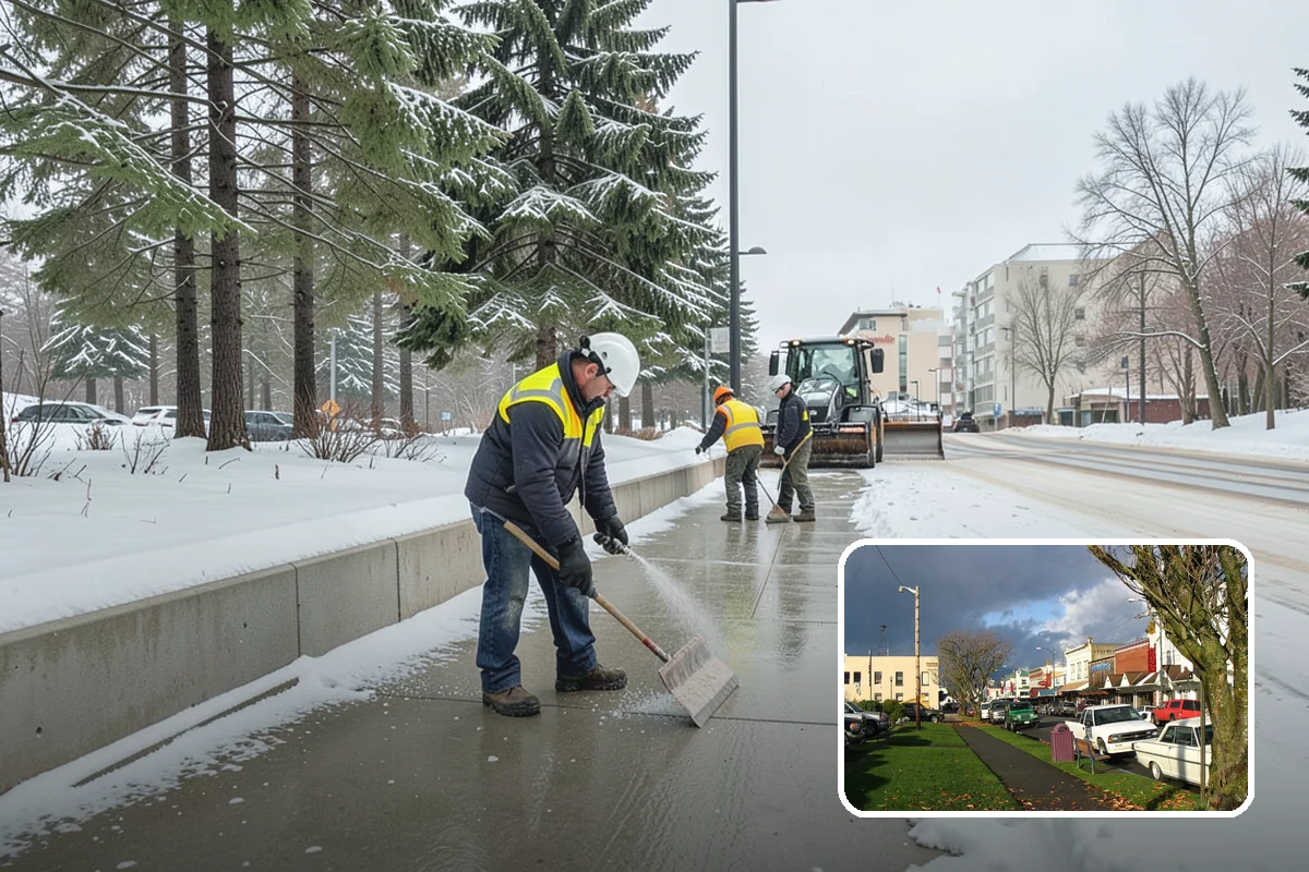 Rooftop Parking Snow Removal in Arlington, Snohomish County, WA - Manages snow weight within the deck's structural load limits
