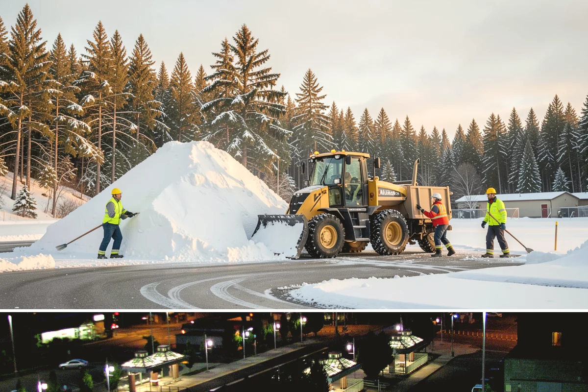 Rooftop Parking Snow Removal in Auburn, King County, WA - Coordinate rooftop-deck coverage ahead of midwinter storms when heavy wet snow adds the most load, typically December through...