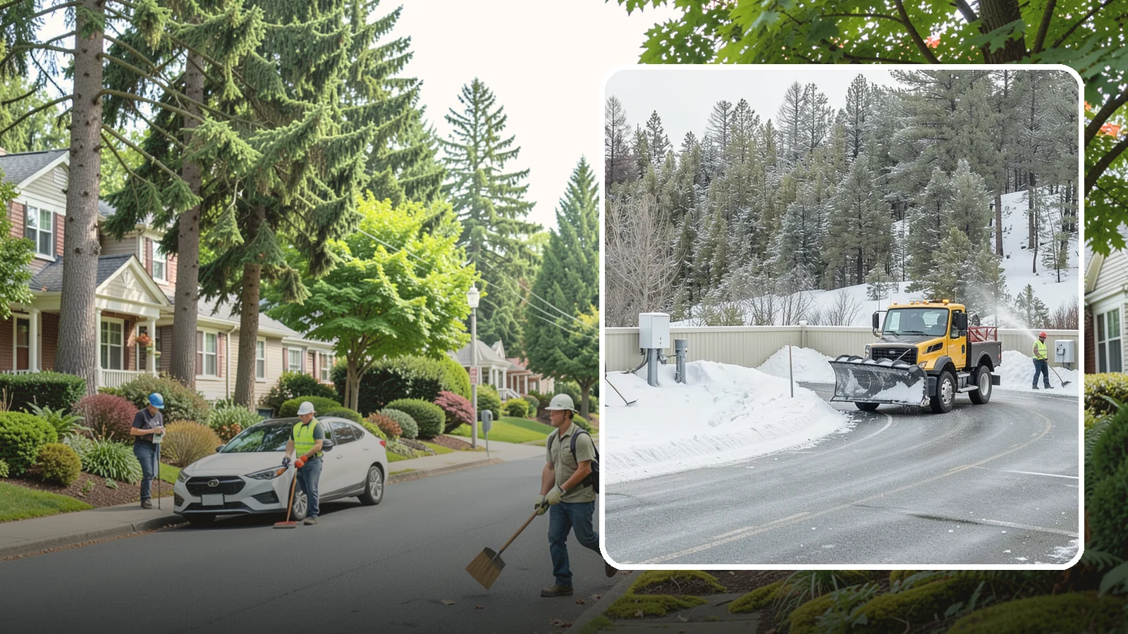 Rooftop Parking Snow Removal in Beaux Arts Village, King County, WA - Specialized snow clearing on rooftop and elevated parking decks where structural load and drainage both matter.