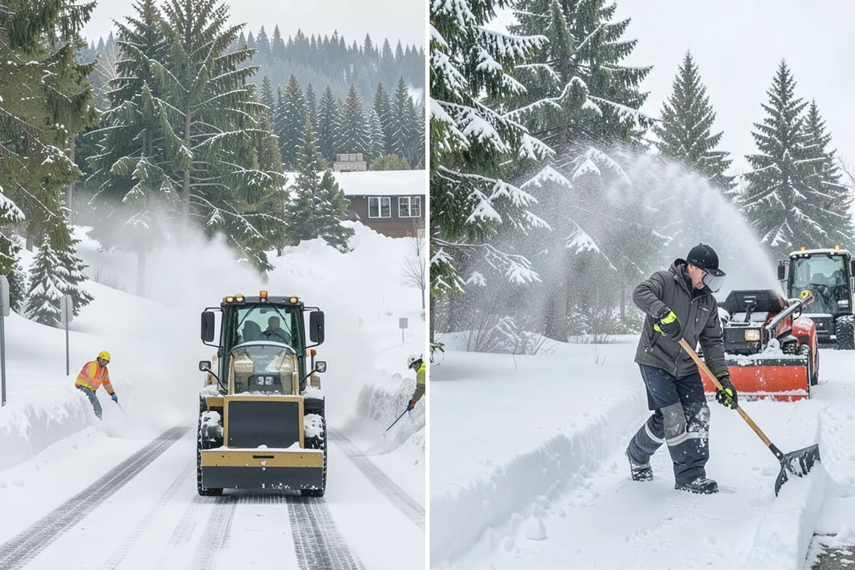 Rooftop Parking Snow Removal in Beaux Arts Village, King County, WA - Confirm the deck load rating and designated snow-relief points