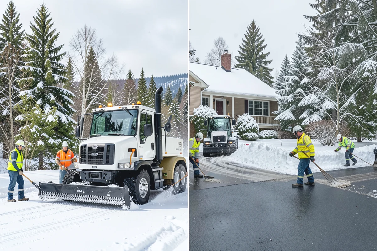 Rooftop Parking Snow Removal in Bonney Lake, Pierce County, WA - Confirm the deck load rating and designated snow-relief points