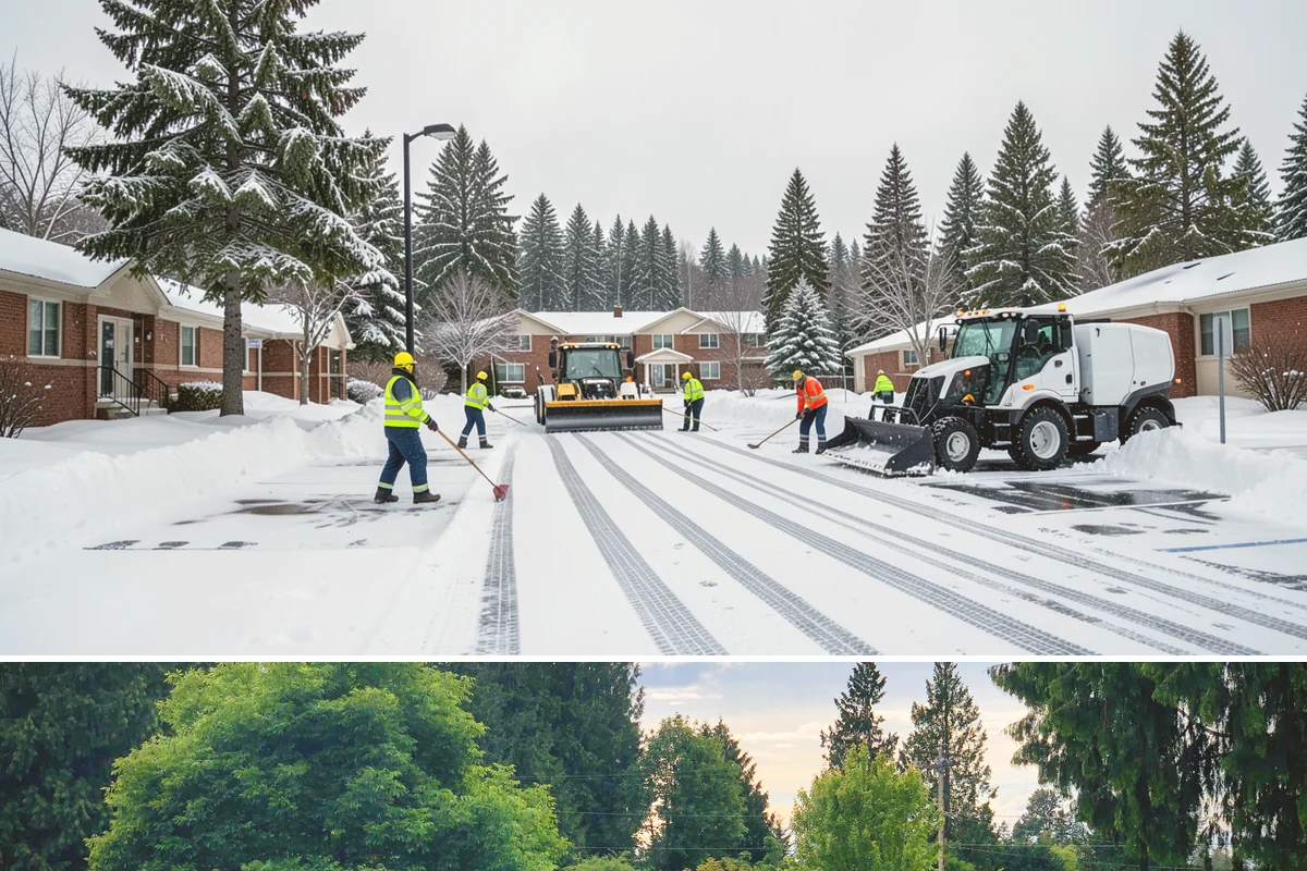 Rooftop Parking Snow Removal in Bonney Lake, Pierce County, WA - Coordinate rooftop-deck coverage ahead of midwinter storms when heavy wet snow adds the most load, typically December through...