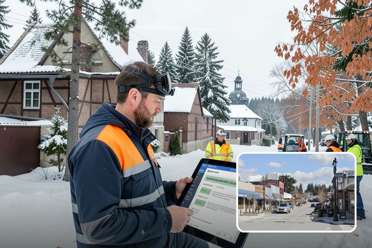 Rooftop Parking Snow Removal in Bothell, King County, WA - Manages snow weight within the deck's structural load limits