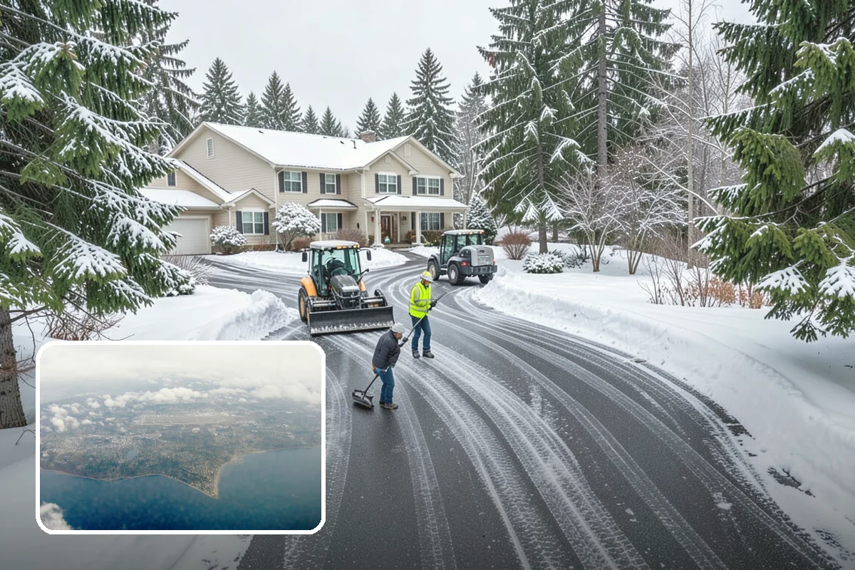 Rooftop Parking Snow Removal in Burien, King County, WA - Manages snow weight within the deck's structural load limits