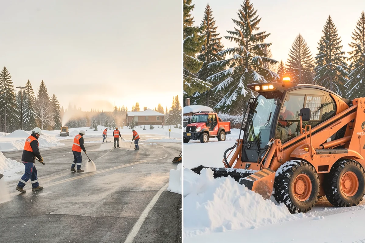 Rooftop Parking Snow Removal in Carnation, King County, WA - Confirm the deck load rating and designated snow-relief points