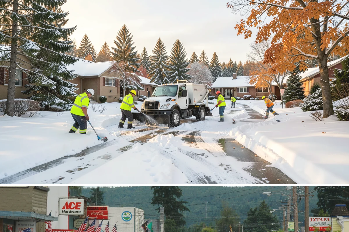 Rooftop Parking Snow Removal in Carnation, King County, WA - Coordinate rooftop-deck coverage ahead of midwinter storms when heavy wet snow adds the most load, typically December through...