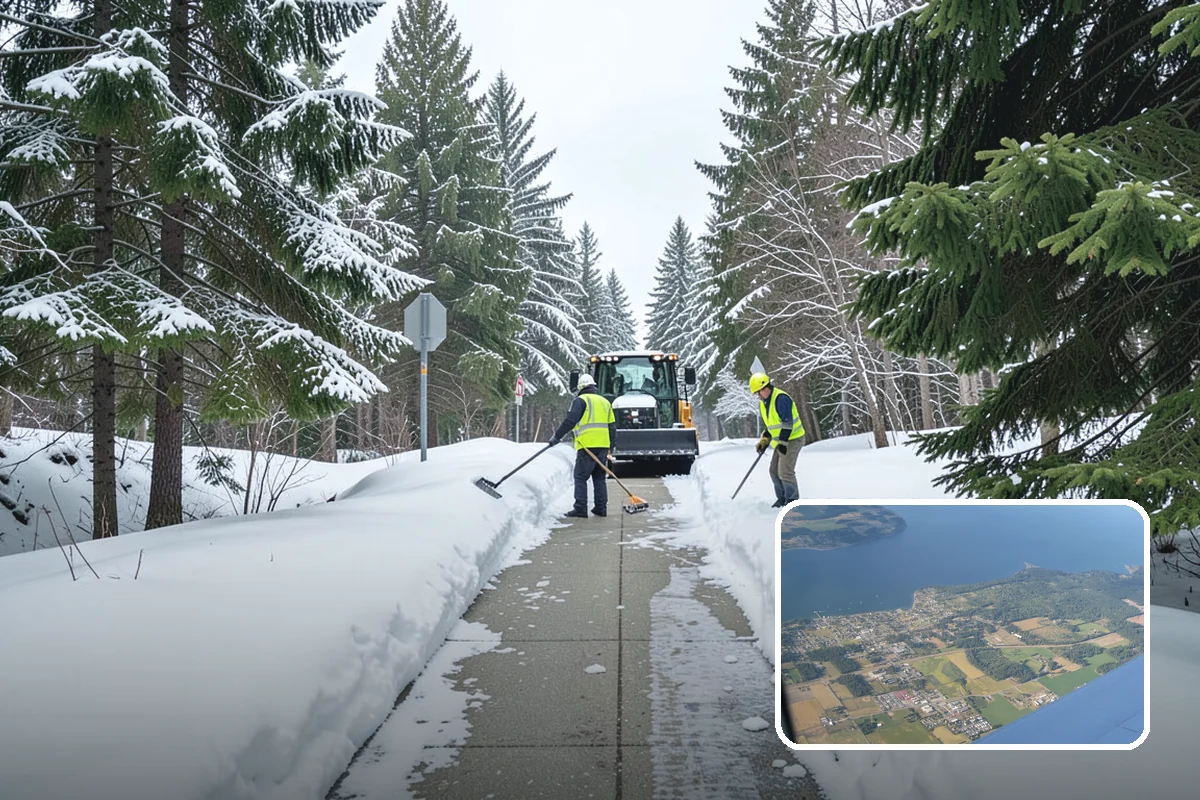 Rooftop Parking Snow Removal in Coupeville, Island County, WA - Manages snow weight within the deck's structural load limits