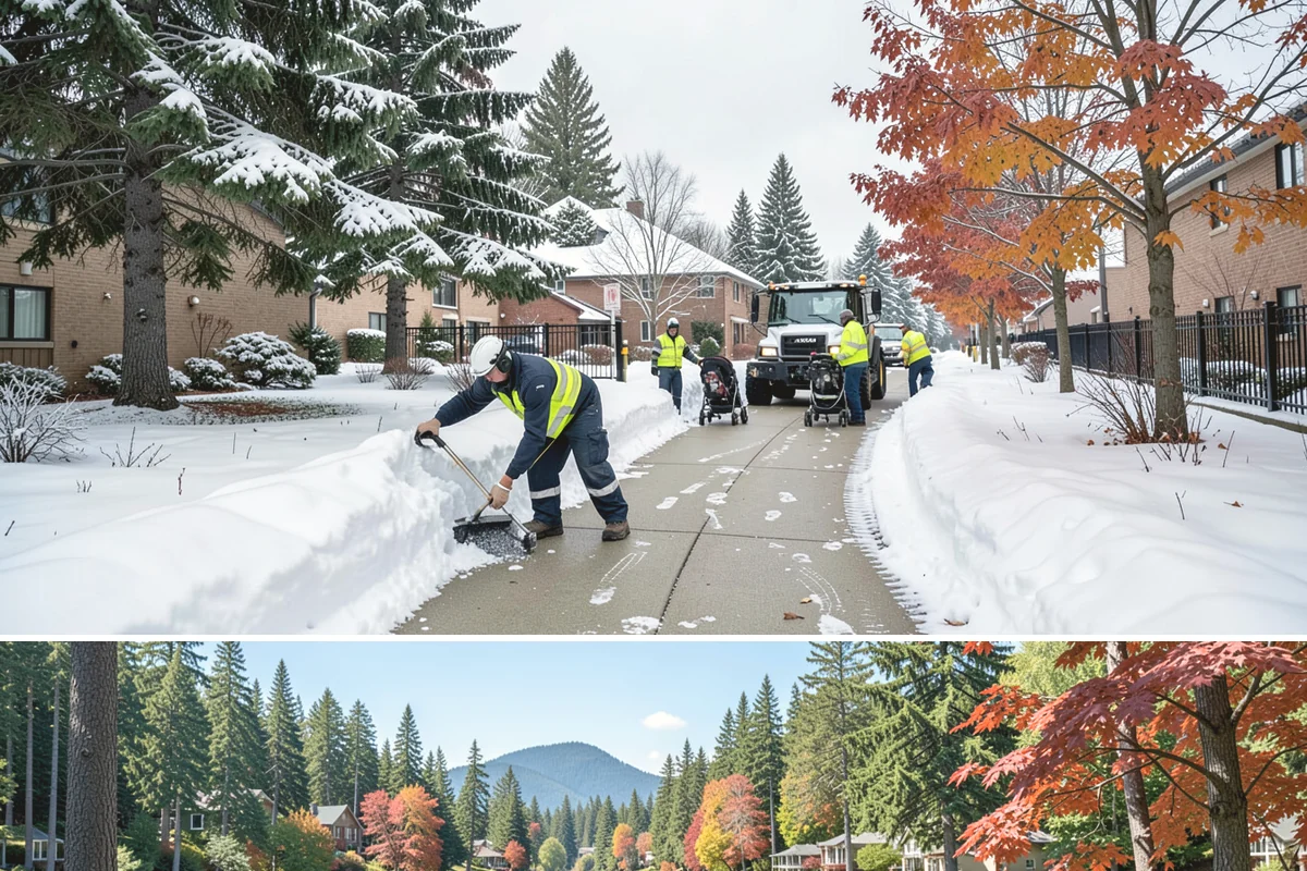Rooftop Parking Snow Removal in Covington, King County, WA - Coordinate rooftop-deck coverage ahead of midwinter storms when heavy wet snow adds the most load, typically December through...