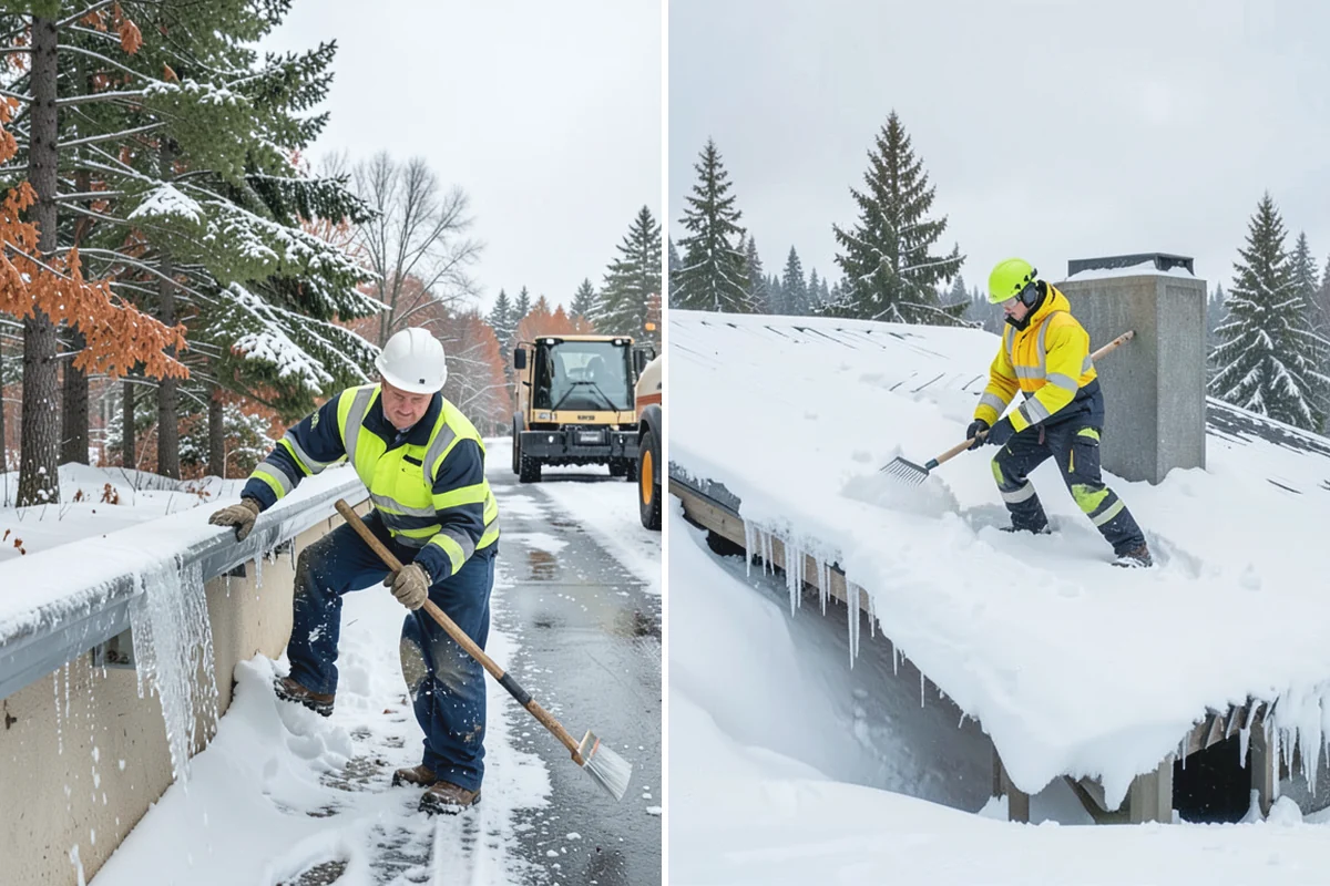 Rooftop Parking Snow Removal in Darrington, Snohomish County, WA - Confirm the deck load rating and designated snow-relief points
