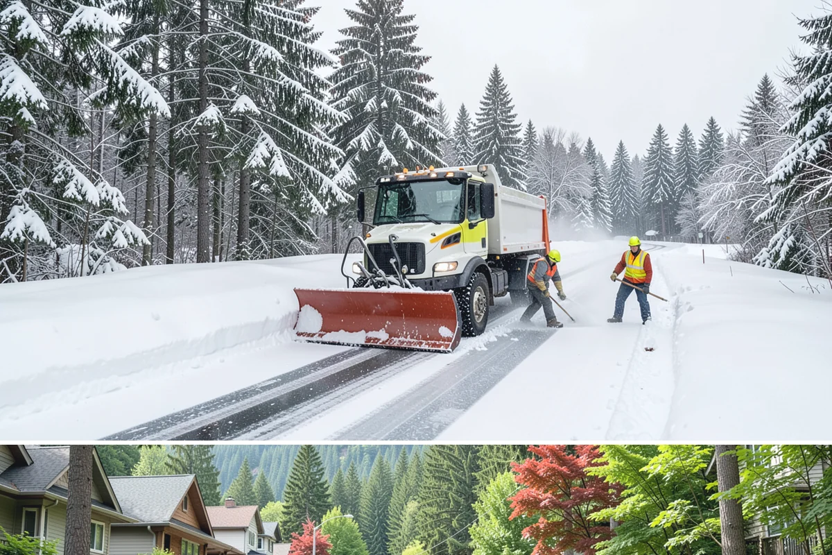 Rooftop Parking Snow Removal in Darrington, Snohomish County, WA - Coordinate rooftop-deck coverage ahead of midwinter storms when heavy wet snow adds the most load, typically December through...