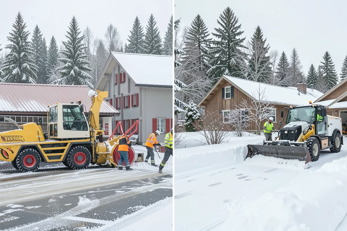 Rooftop Parking Snow Removal in Des Moines, King County, WA - Confirm the deck load rating and designated snow-relief points