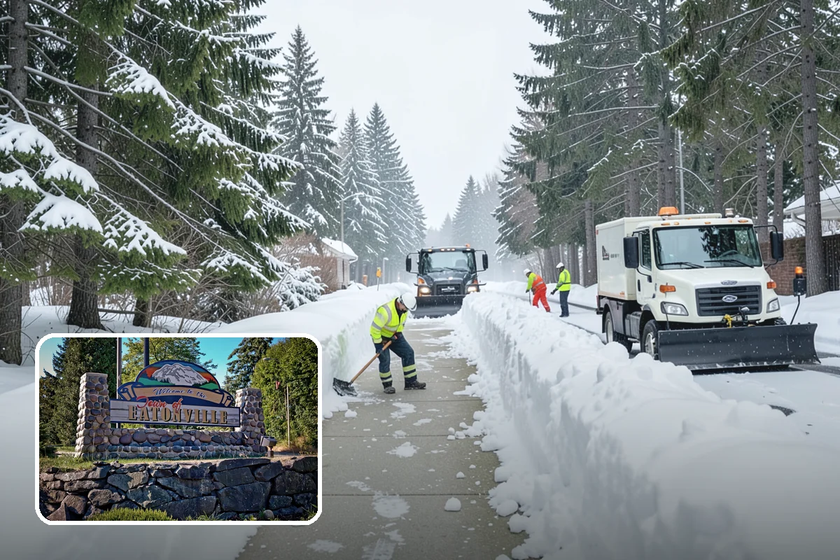 Rooftop Parking Snow Removal in Eatonville, Pierce County, WA - Manages snow weight within the deck's structural load limits