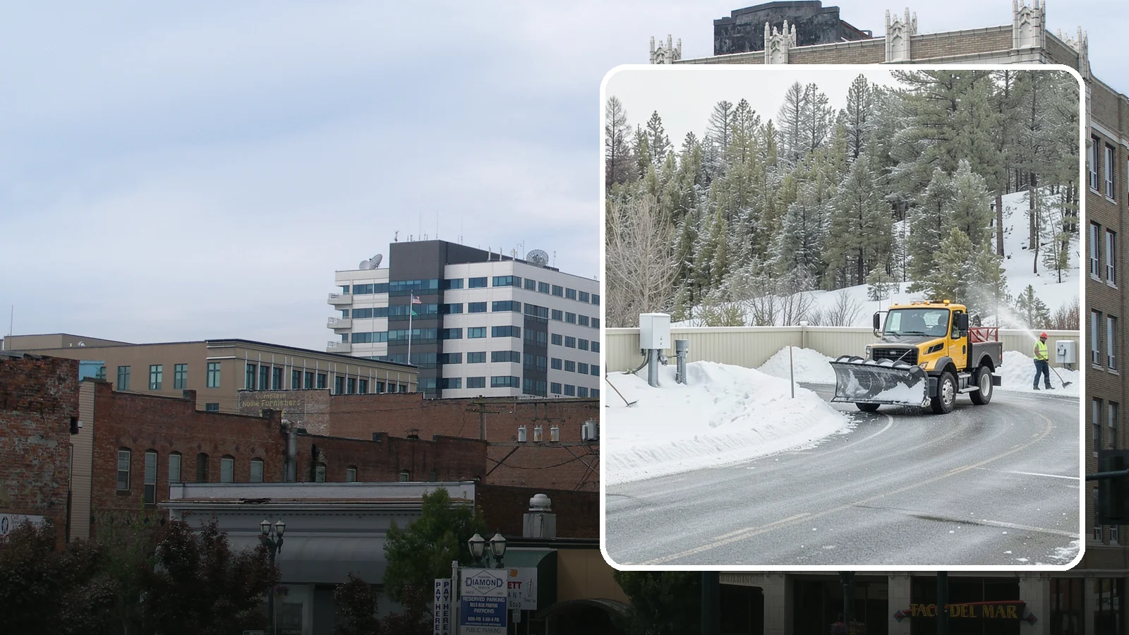 Rooftop Parking Snow Removal in Everett, Snohomish County, WA - Specialized snow clearing on rooftop and elevated parking decks where structural load and drainage both matter.
