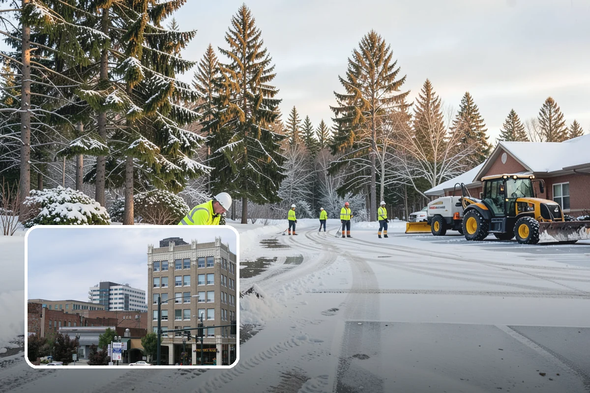 Rooftop Parking Snow Removal in Everett, Snohomish County, WA - Manages snow weight within the deck's structural load limits