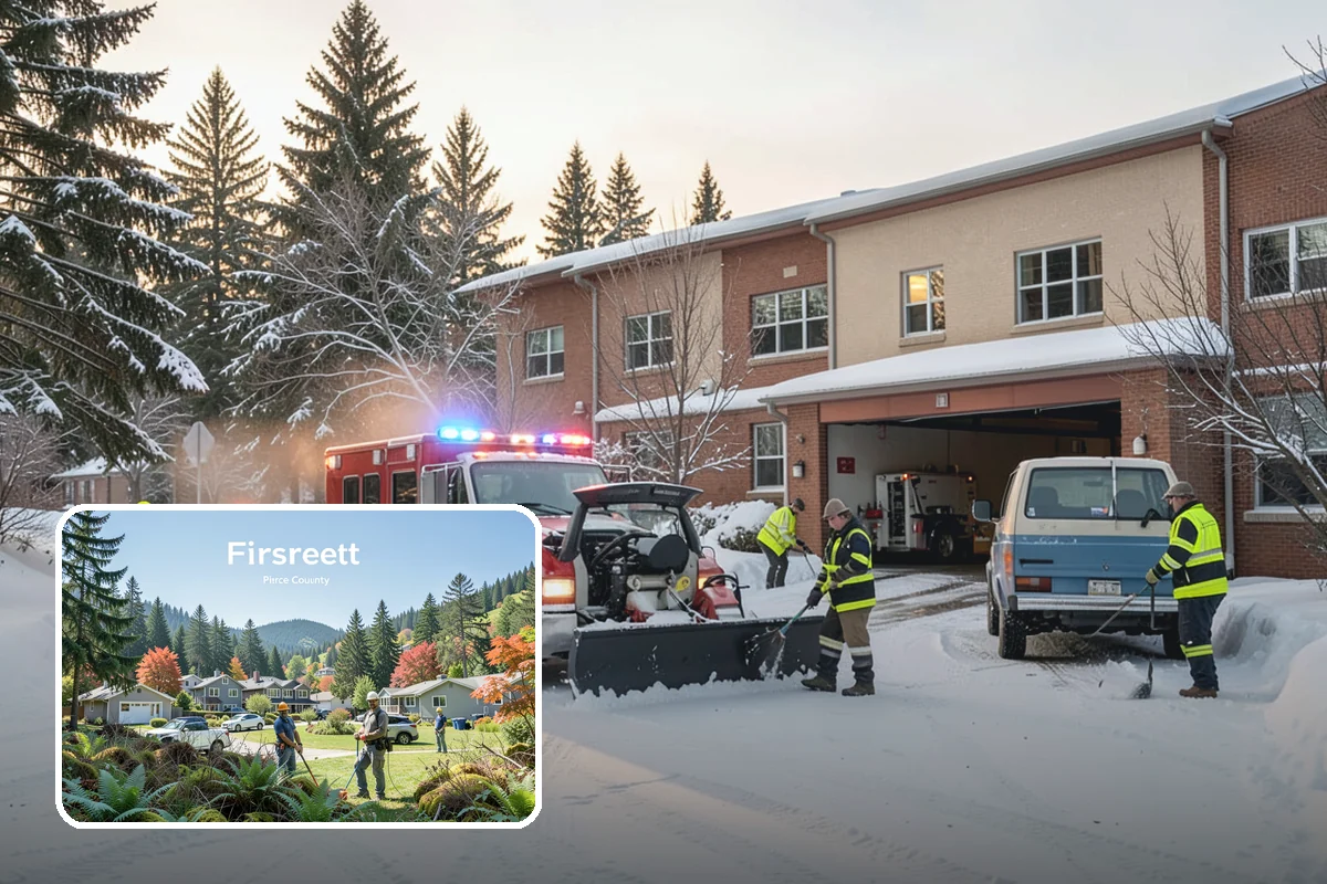 Rooftop Parking Snow Removal in Fircrest, Pierce County, WA - Manages snow weight within the deck's structural load limits