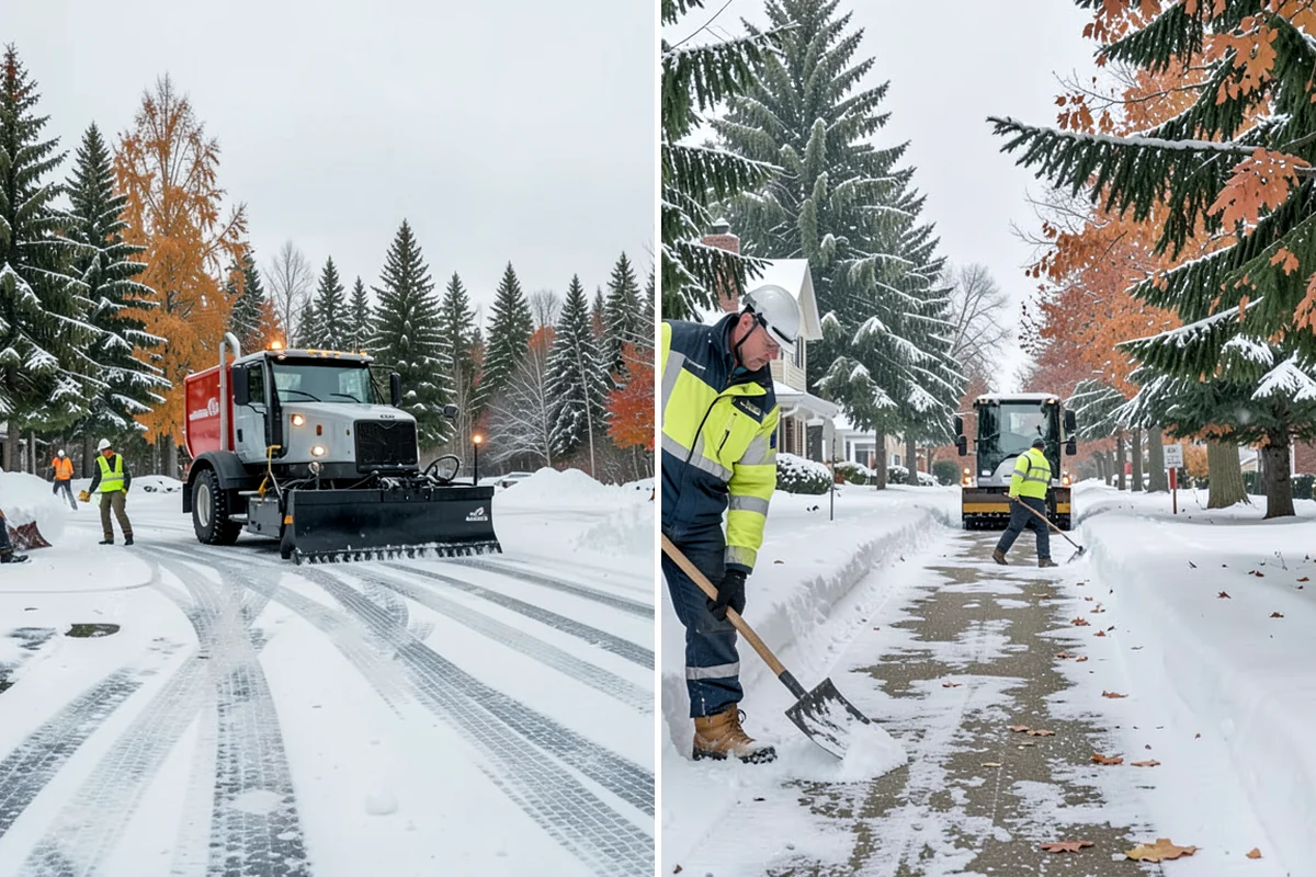 Rooftop Parking Snow Removal in Fircrest, Pierce County, WA - Confirm the deck load rating and designated snow-relief points