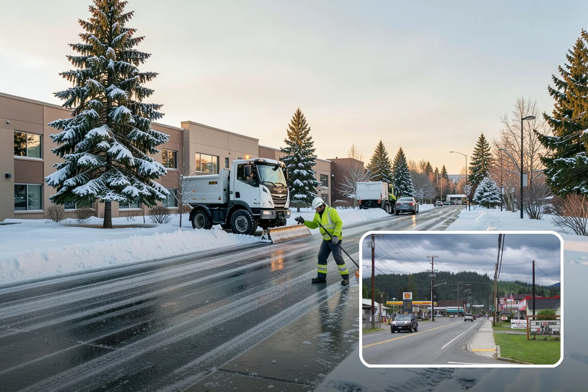 Rooftop Parking Snow Removal in Granite Falls, Snohomish County, WA - Manages snow weight within the deck's structural load limits