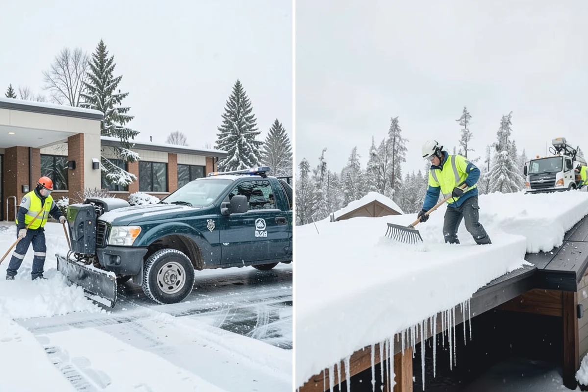 Rooftop Parking Snow Removal in Granite Falls, Snohomish County, WA - Confirm the deck load rating and designated snow-relief points