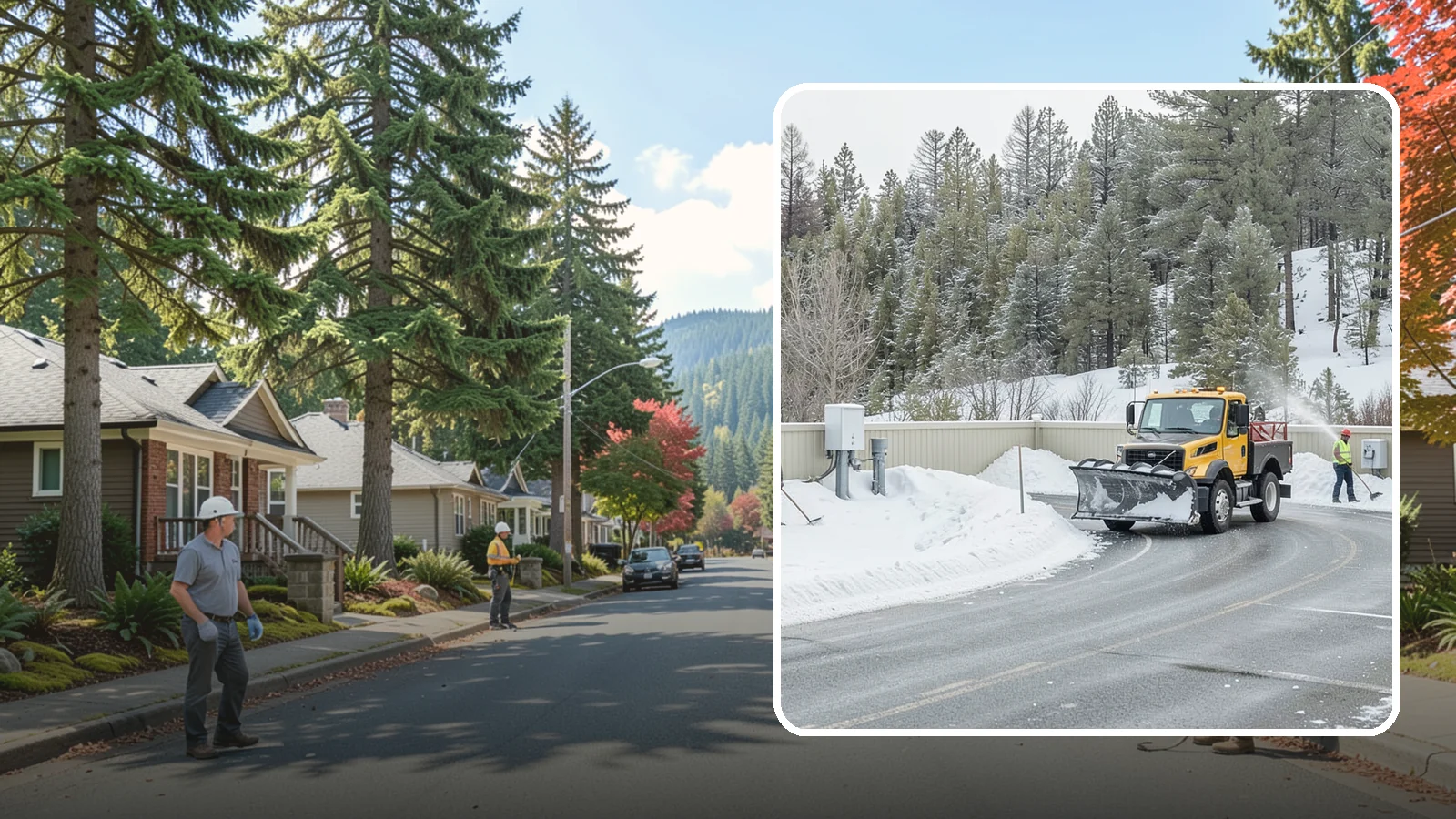 Rooftop Parking Snow Removal in Hunts Point, King County, WA - Specialized snow clearing on rooftop and elevated parking decks where structural load and drainage both matter.