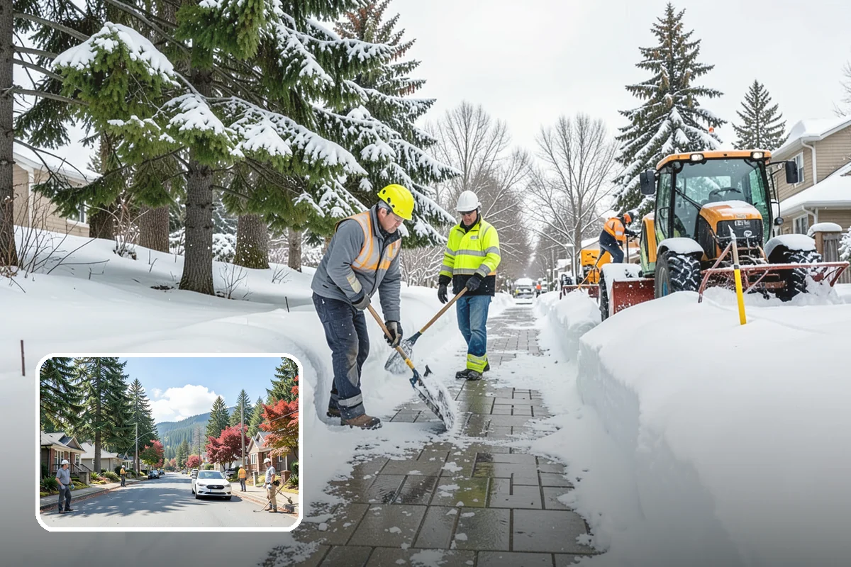Rooftop Parking Snow Removal in Hunts Point, King County, WA - Manages snow weight within the deck's structural load limits