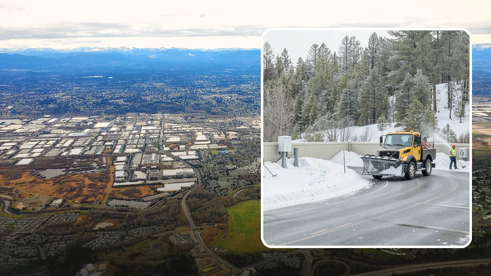 Rooftop Parking Snow Removal in Kent, King County, WA - Specialized snow clearing on rooftop and elevated parking decks where structural load and drainage both matter.