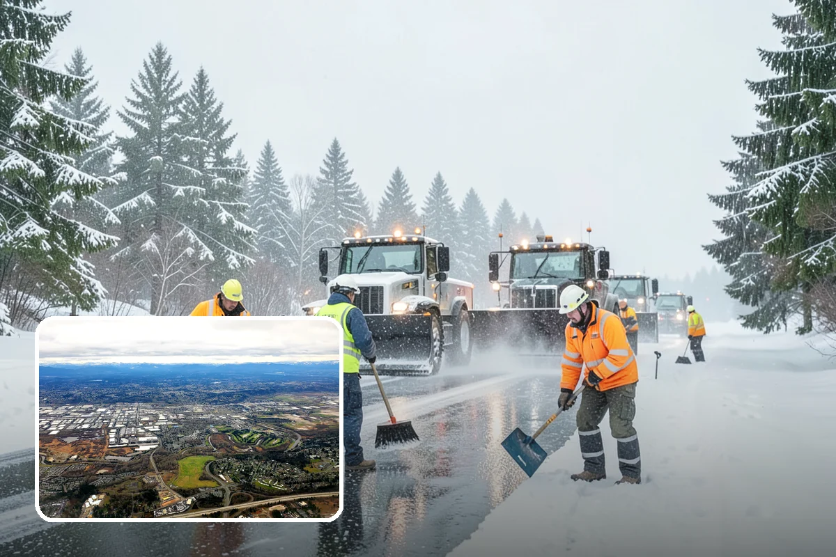 Rooftop Parking Snow Removal in Kent, King County, WA - Manages snow weight within the deck's structural load limits