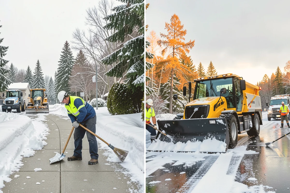 Rooftop Parking Snow Removal in Kent, King County, WA - Confirm the deck load rating and designated snow-relief points
