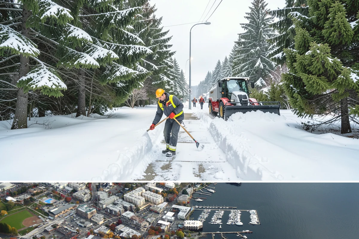 Rooftop Parking Snow Removal in Kirkland, King County, WA - Coordinate rooftop-deck coverage ahead of midwinter storms when heavy wet snow adds the most load, typically December through...