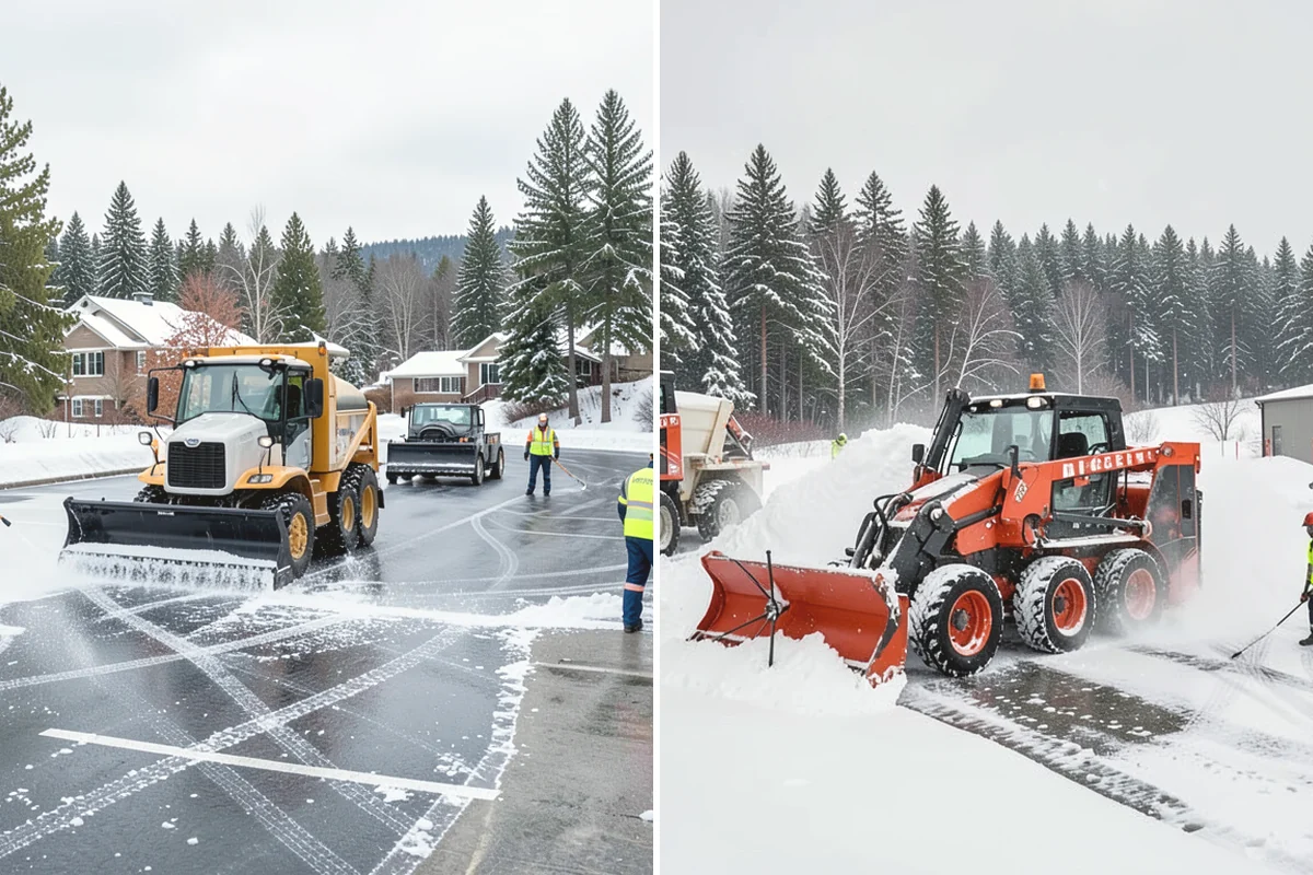 Rooftop Parking Snow Removal in La Conner, Skagit County, WA - Confirm the deck load rating and designated snow-relief points