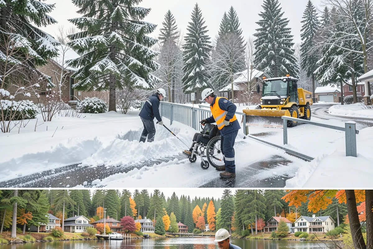 Rooftop Parking Snow Removal in La Conner, Skagit County, WA - Coordinate rooftop-deck coverage ahead of midwinter storms when heavy wet snow adds the most load, typically December through...