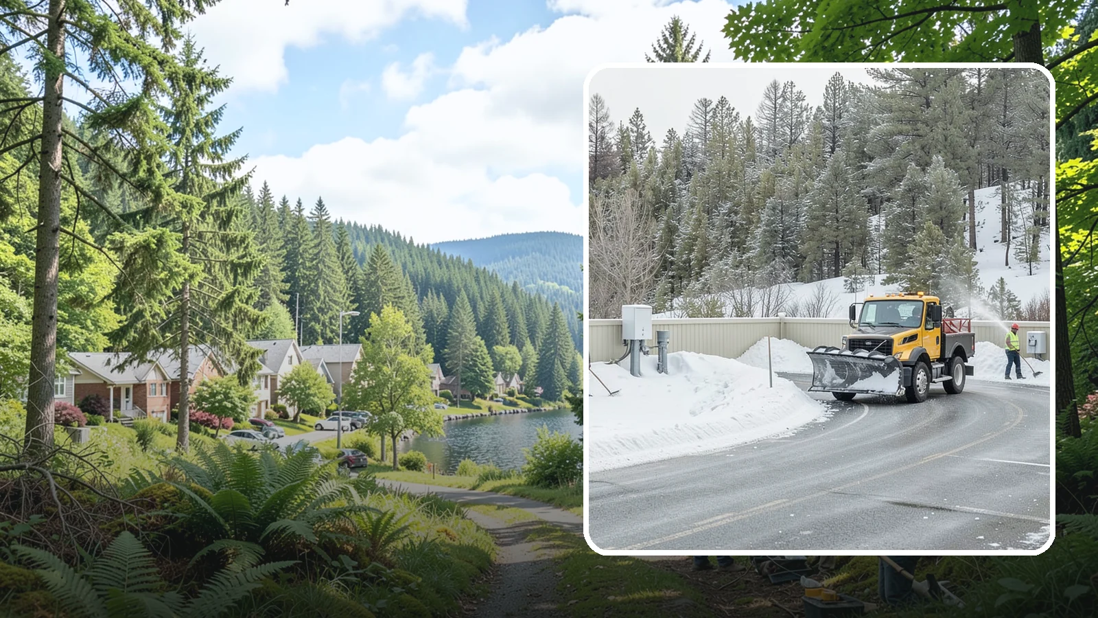 Rooftop Parking Snow Removal in Lake Forest Park, King County, WA - Specialized snow clearing on rooftop and elevated parking decks where structural load and drainage both matter.