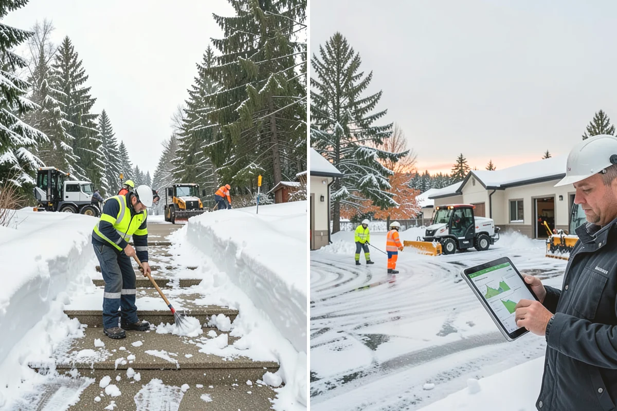 Rooftop Parking Snow Removal in Lake Stevens, Snohomish County, WA - Confirm the deck load rating and designated snow-relief points