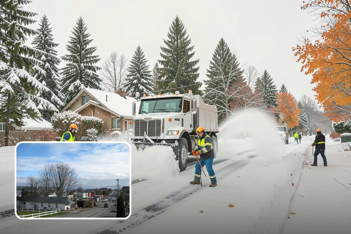 Rooftop Parking Snow Removal in Langley, Island County, WA - Manages snow weight within the deck's structural load limits