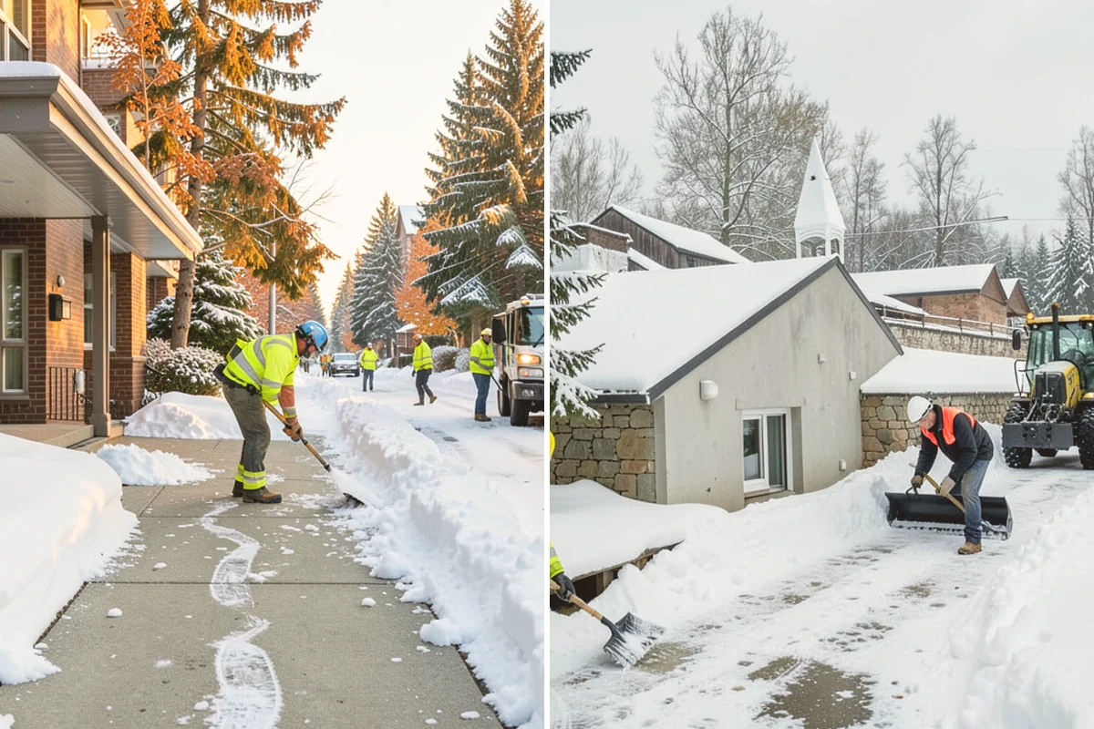 Rooftop Parking Snow Removal in Langley, Island County, WA - Confirm the deck load rating and designated snow-relief points