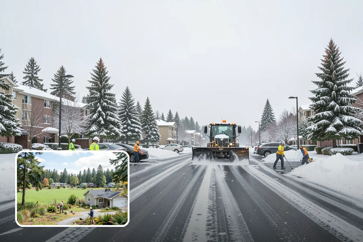 Rooftop Parking Snow Removal in Lyman, Skagit County, WA - Manages snow weight within the deck's structural load limits