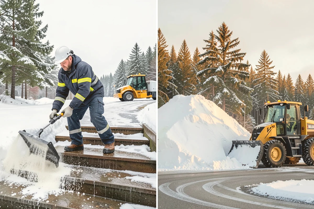 Rooftop Parking Snow Removal in Lynnwood, Snohomish County, WA - Confirm the deck load rating and designated snow-relief points