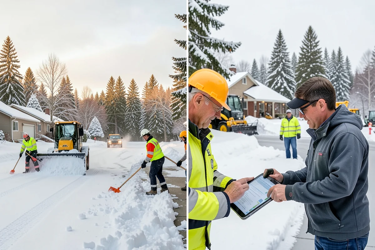 Rooftop Parking Snow Removal in Maple Valley, King County, WA - Confirm the deck load rating and designated snow-relief points