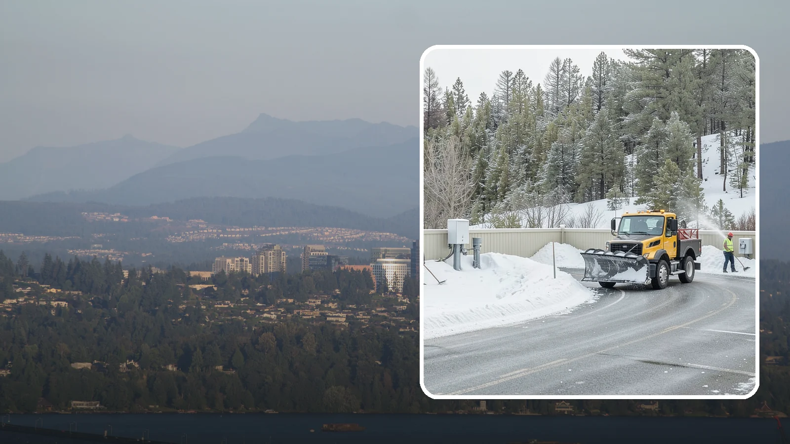 Rooftop Parking Snow Removal in Medina, King County, WA - Specialized snow clearing on rooftop and elevated parking decks where structural load and drainage both matter.
