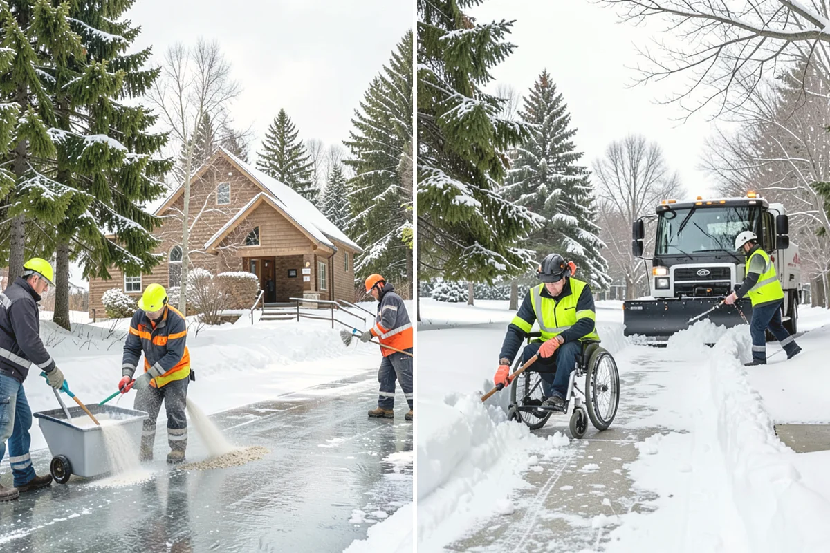 Rooftop Parking Snow Removal in Mercer Island, King County, WA - Confirm the deck load rating and designated snow-relief points