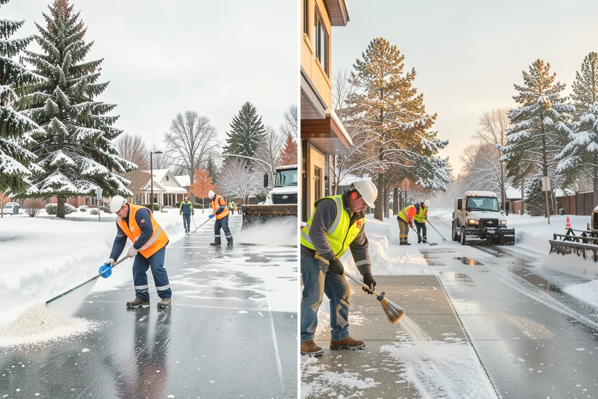 Rooftop Parking Snow Removal in Milton, King County, WA - Confirm the deck load rating and designated snow-relief points