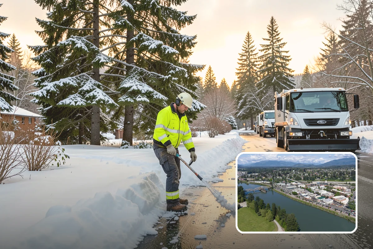 Rooftop Parking Snow Removal in Mount Vernon, Skagit County, WA - Manages snow weight within the deck's structural load limits
