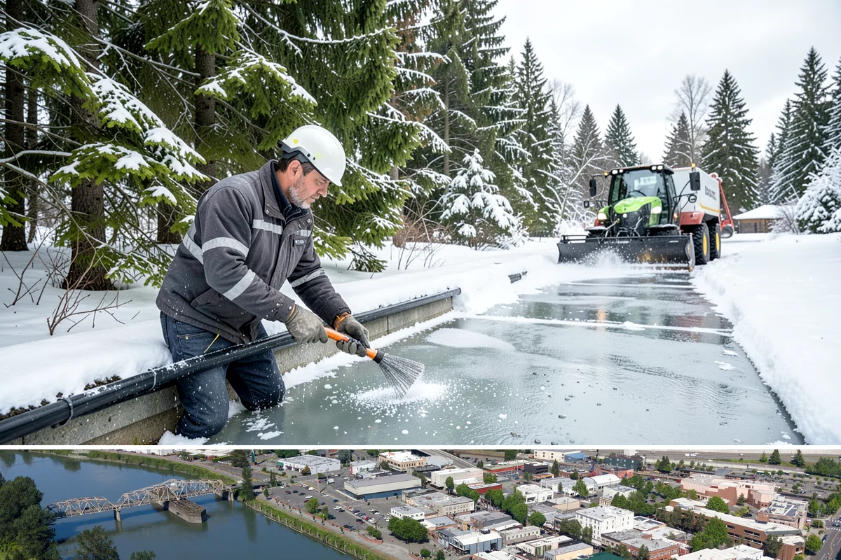 Rooftop Parking Snow Removal in Mount Vernon, Skagit County, WA - Coordinate rooftop-deck coverage ahead of midwinter storms when heavy wet snow adds the most load, typically December through...