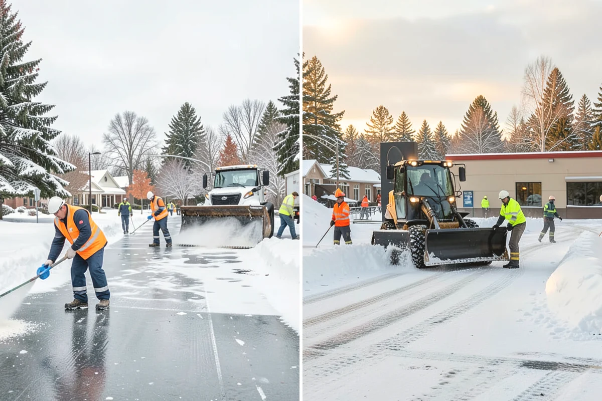 Rooftop Parking Snow Removal in Mukilteo, Snohomish County, WA - Confirm the deck load rating and designated snow-relief points