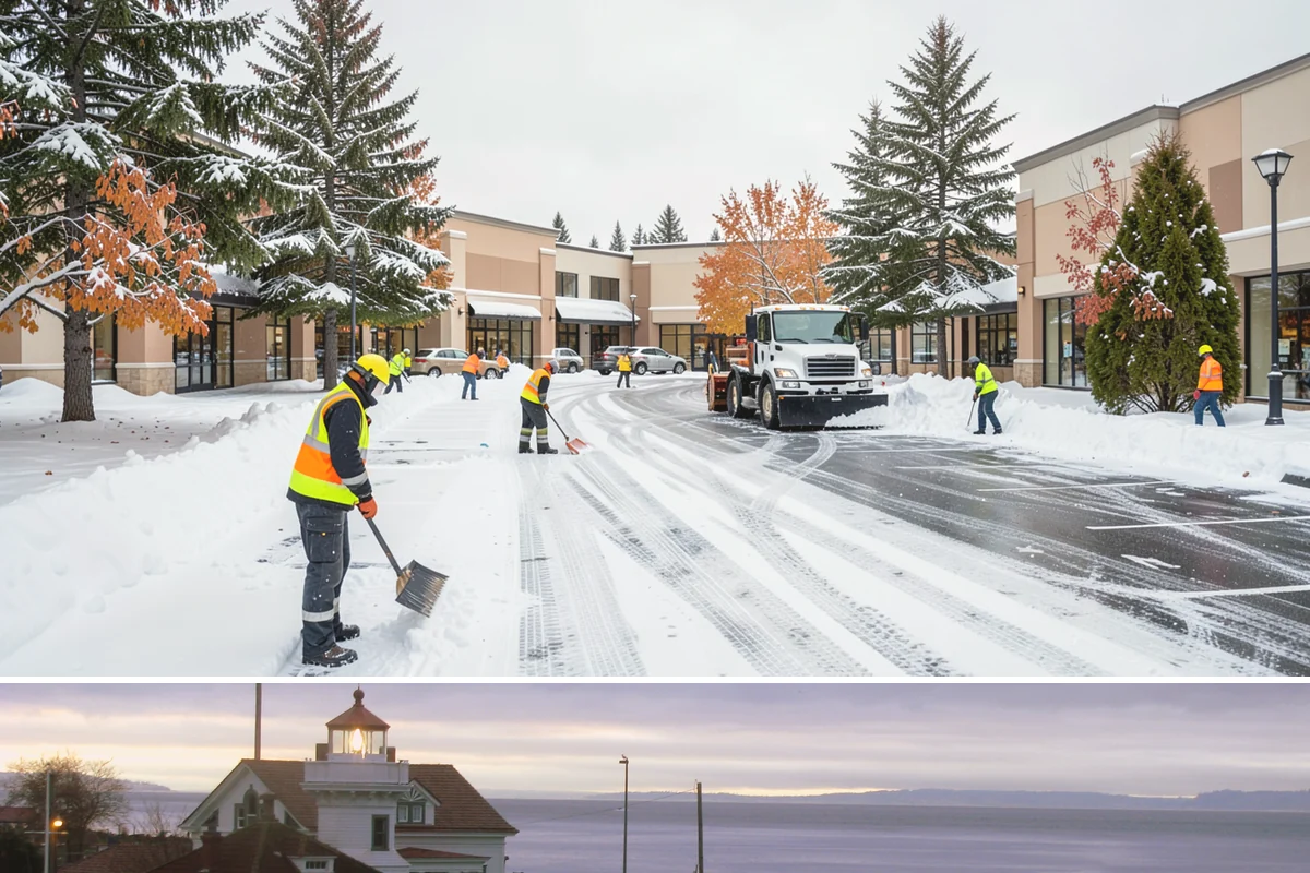 Rooftop Parking Snow Removal in Mukilteo, Snohomish County, WA - Coordinate rooftop-deck coverage ahead of midwinter storms when heavy wet snow adds the most load, typically December through...