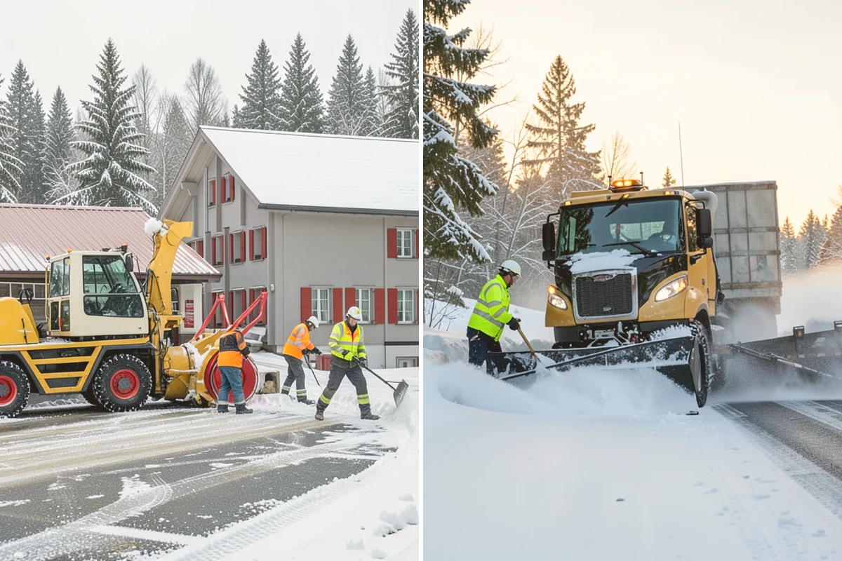 Rooftop Parking Snow Removal in Newcastle, King County, WA - Confirm the deck load rating and designated snow-relief points