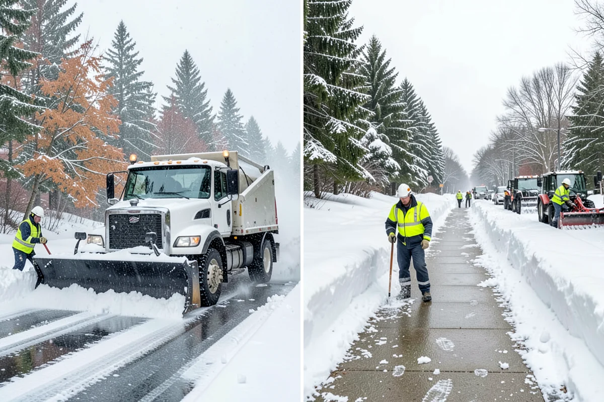 Rooftop Parking Snow Removal in Normandy Park, King County, WA - Confirm the deck load rating and designated snow-relief points