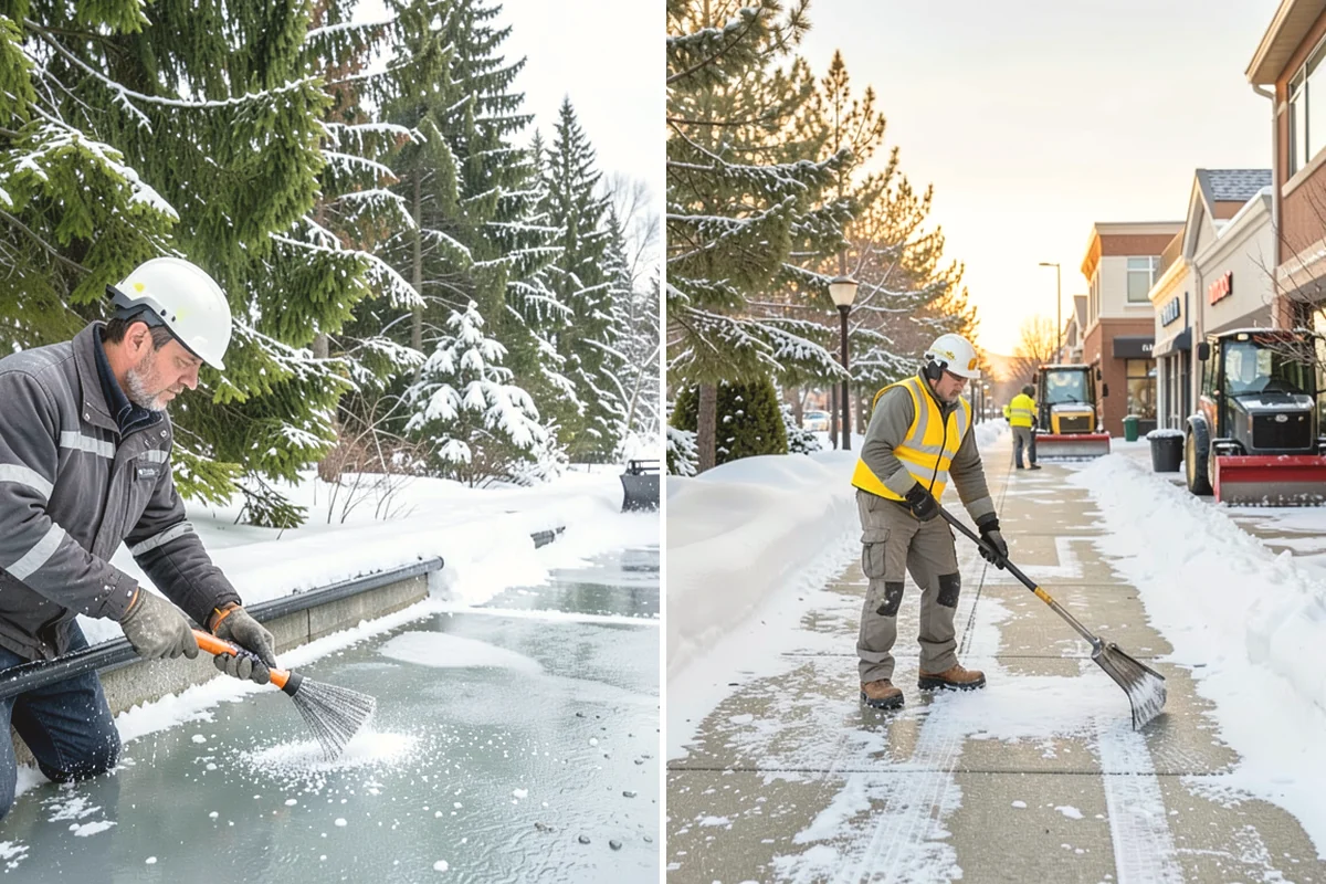 Rooftop Parking Snow Removal in North Bend, King County, WA - Confirm the deck load rating and designated snow-relief points